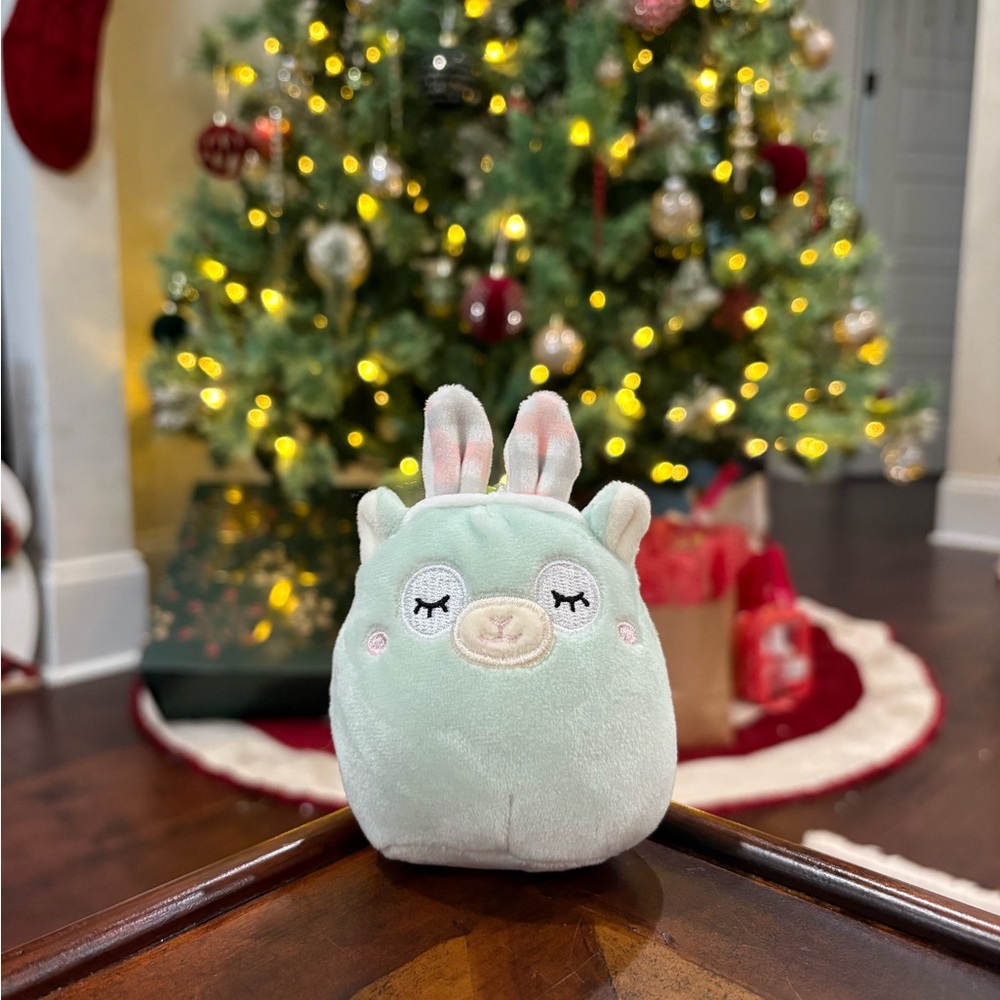 Squishmallows Keychain Miley the Llama with Bunny Ears